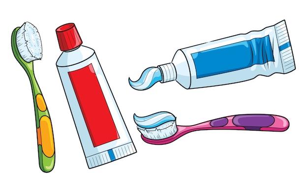 toothpast and brush