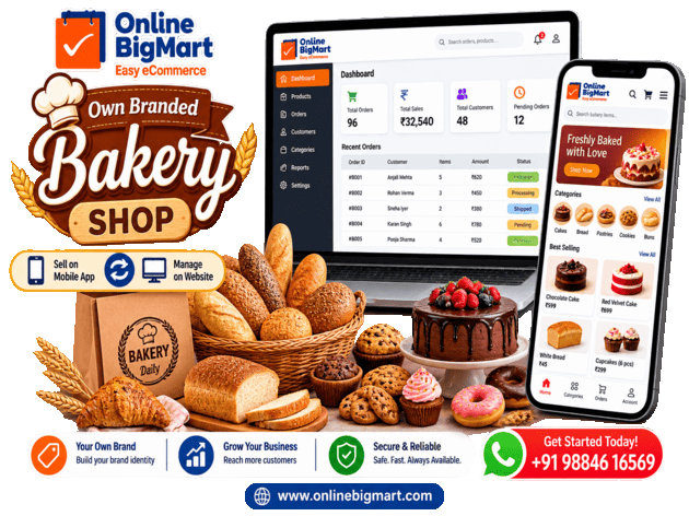 OnlineBigMart online store and mobile ordering solution